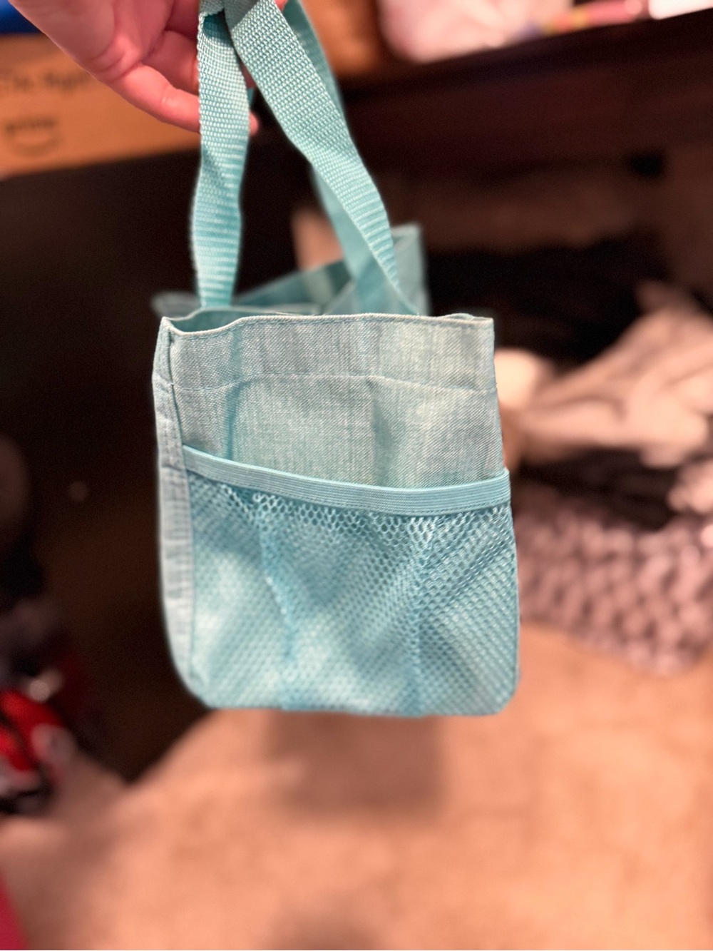 Thirty-One Light Teal Canvas Tote Bag - Women Bags - Picture 2 of 2